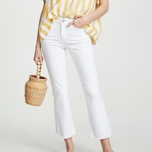 AYR The Bomb Pop Magnolia White Raw Hem Size 25